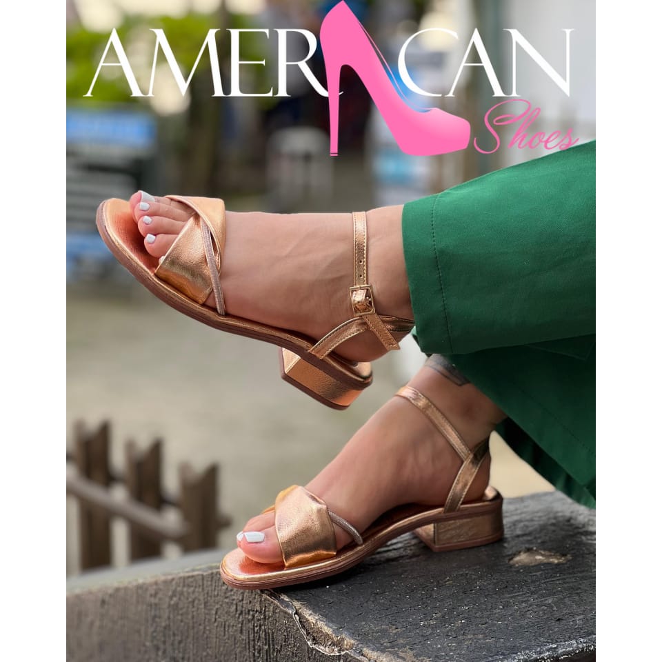 SANDALIA BABALU ORO ROSA